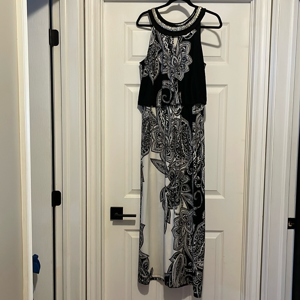 Sandra Darren long maxi dress size 12